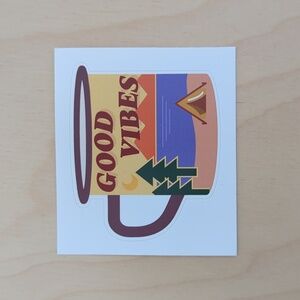 ✨FREE✨ Good Vibes Vinyl Sticker